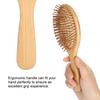Promote Blood Circulation Solid Wood Hair Massage Comb Portable Scalp Massage Comb  Hair Care