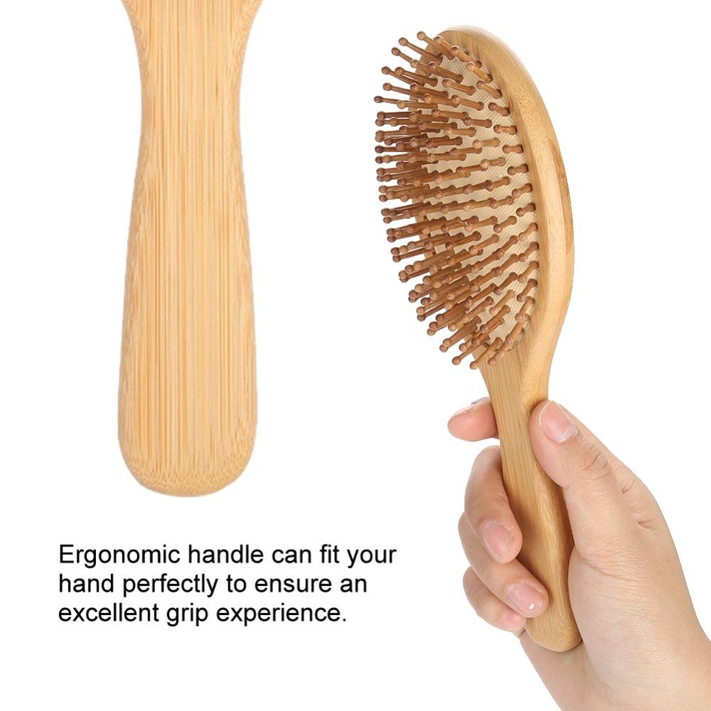 Promote Blood Circulation Solid Wood Hair Massage Comb Portable Scalp Massage Comb  Hair Care