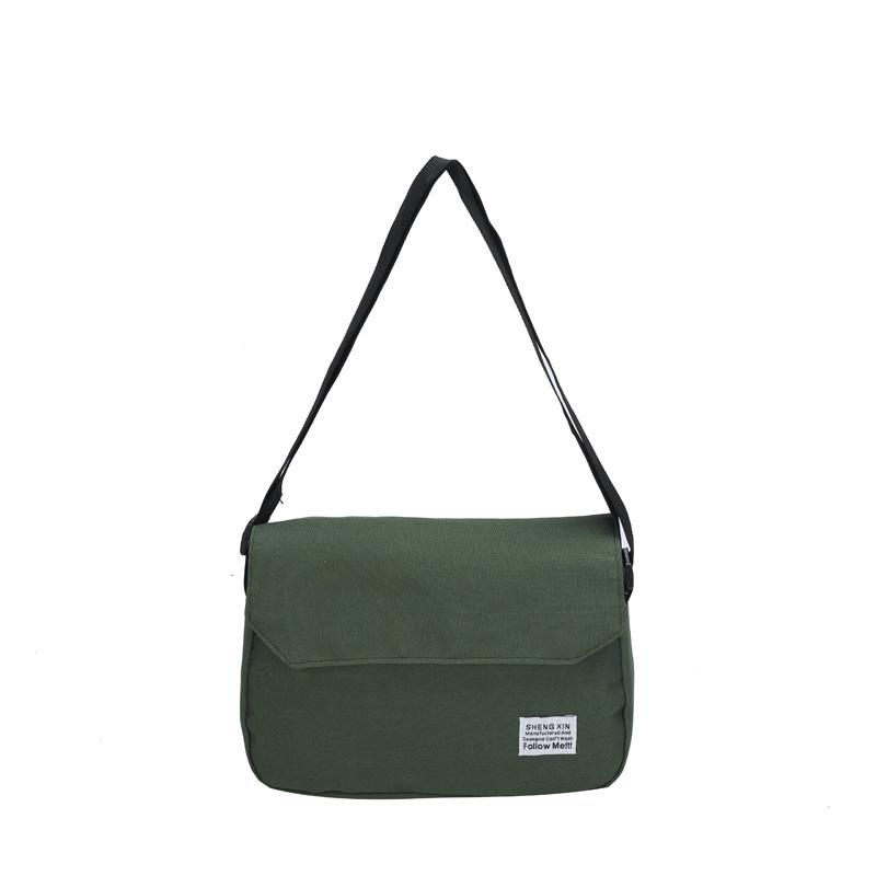 Мужская сумка сумка-мессенджер сумка через плечо горизонтальная сумка чехол женская сумка корейская версия простая сумка через плечо с напечатанным логотипом