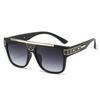 Large Square Trendy Men'S And Women'S Sunglasses, Retro Modern Casual Sunglasses, Versatile Street Glasses