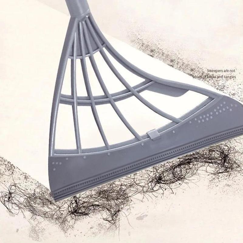 Многофункциональная щетка для пола в ванной комнате, волшебная метла, подметальная машина для ворса, скребок для чистки, подметальная машина