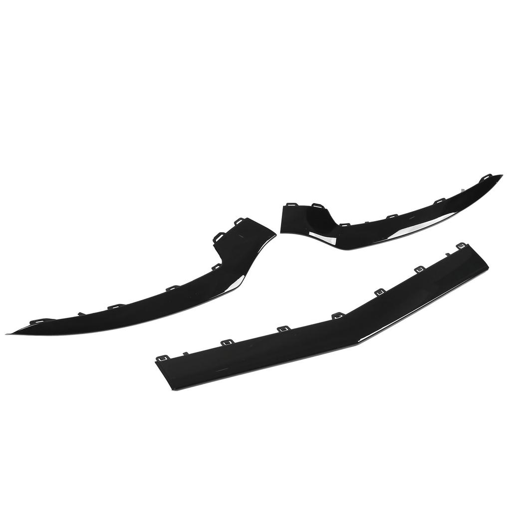 3 шт. глянцевая черная нижняя отделка переднего бампера для замены на Mercedes?Бенц Е?Класс C207 Купе AMG Line