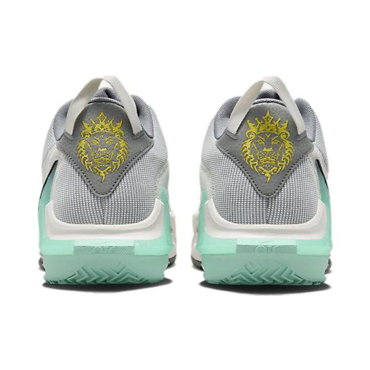 Nike Кроссовки унисекс LeBron Witness 7 EP Flat Pewter Mint Grey Light-Bone Phantom DM1122-006