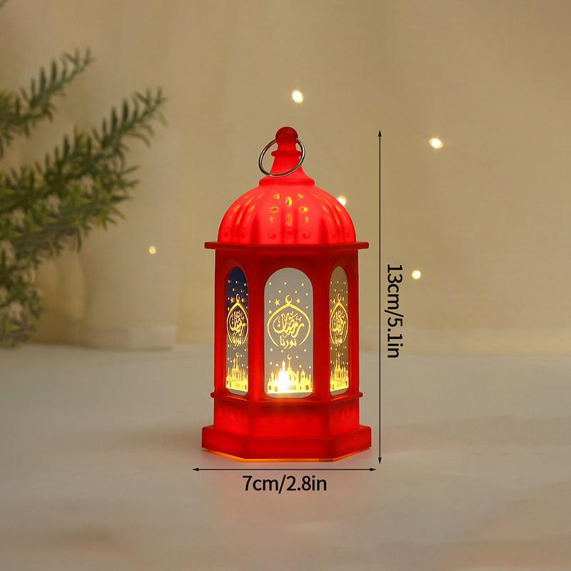 Muslim Ramadan Lantern Eid Led Night Light  Ramadan Decoration Moon Star Glowing Light Islamic Eid Al Adha Gift