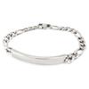 Les Trésors De Lily [J0992] - Silver 'Identity' Steel Curb Chain - 21 Cm 6 Mm