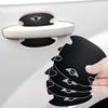 4PCS Car Door Handle Protection Sticker Emblem Car Styling For Cooper One S Clubman R50 R53 R56 R60 F55 F56 R57 R58 R59