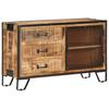 Sideboard 100*31*60 cm Rough Mango Solid Wood