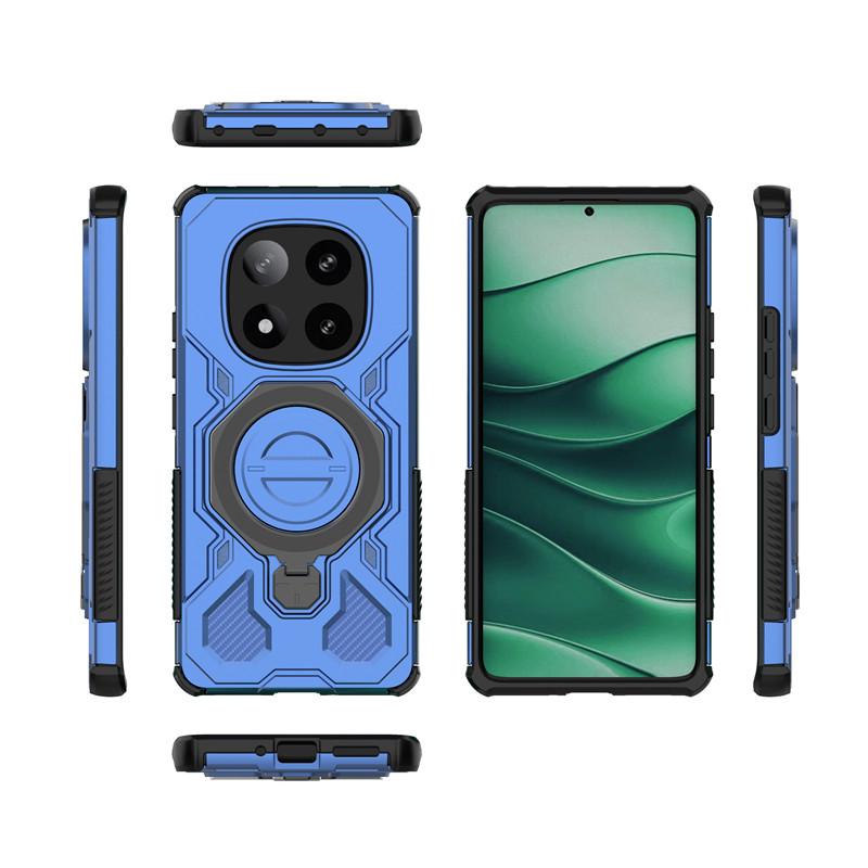 Для Xiaomi Redmi Note 14 Pro 5G Чехол-подставка Магнитная Беспроводная Зарядка Защитный Чехол для Телефона На Redmi Note 14 Pro 5G Funda