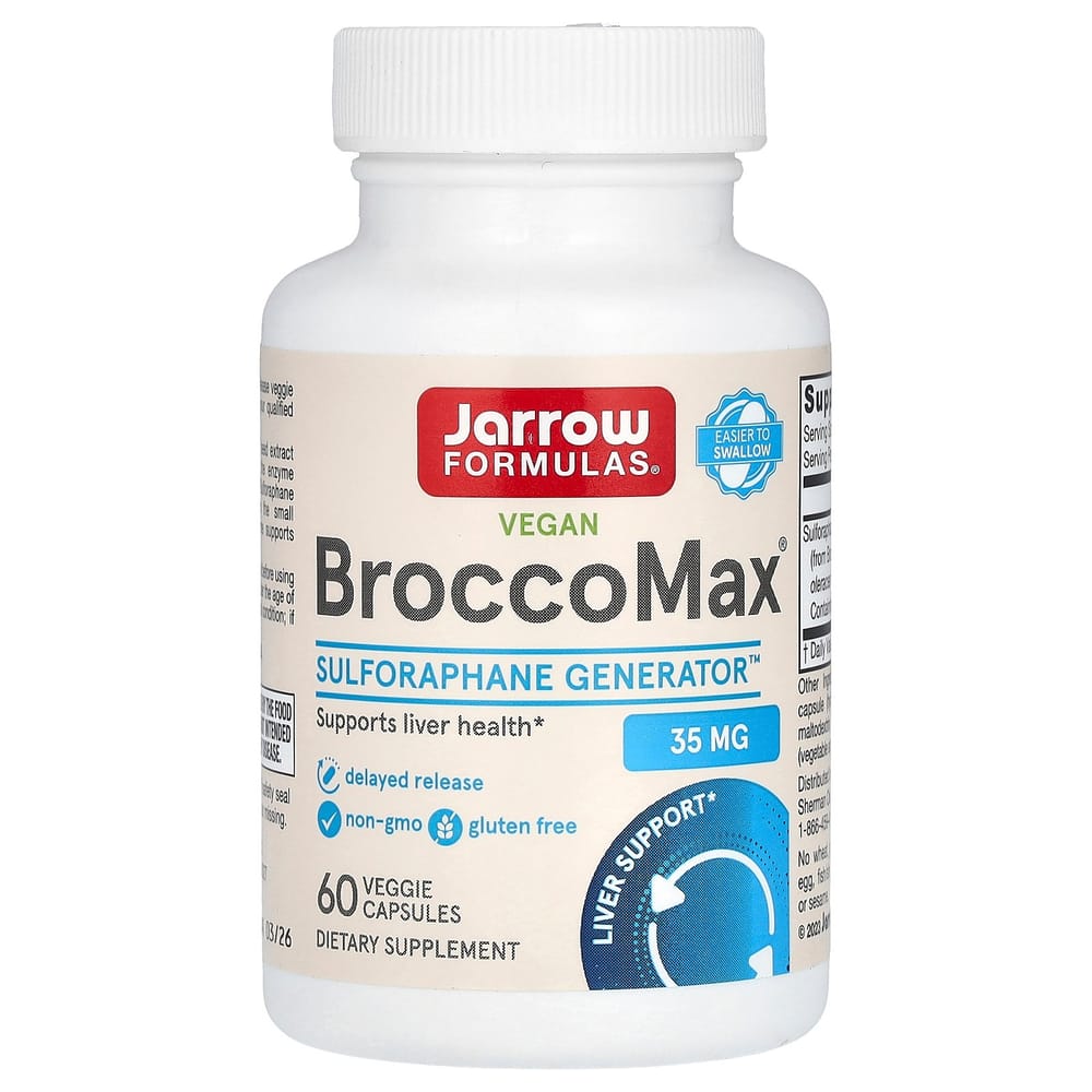iHerb Jarrow Formulas Vegan BoccoMax 35mg Veggie Capsules, 60 Count (17.50mg per capsule)