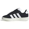 adidas Grand Court Alpha черно-белые унисекс кроссовки Core-Black Cloud-White Off-White JH7235