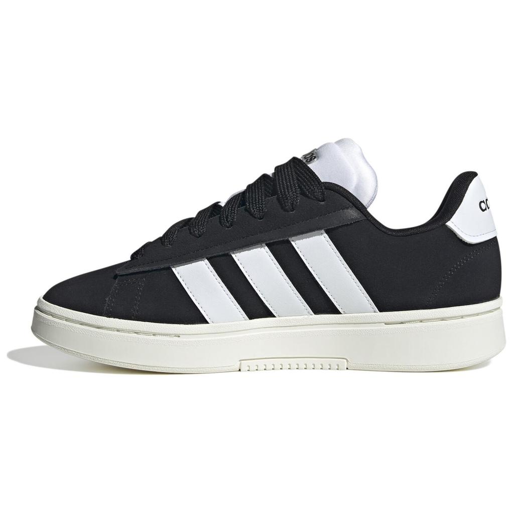adidas Grand Court Alpha черно-белые унисекс кроссовки Core-Black Cloud-White Off-White JH7235