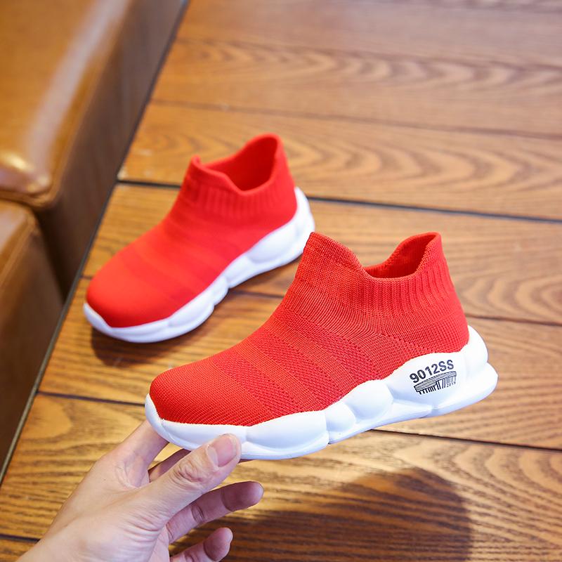 Детские повседневные кроссовки, всесезонная прогулочная обувь для мальчиков и девочек, студенческая сетчатая дышащая обувь для детей