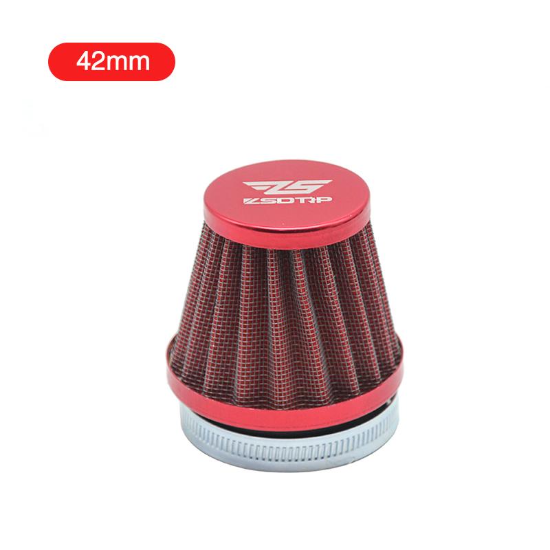 ZSDTRP Universal Motorcycle Carburetor Clamp-On Air Filter 35mm 38mm 42mm 45mm 50mm 55mm 58mm Inlet Tapered Cleaner Fuel Filters5
