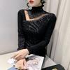 Winter New Fashion Long-sleeved Slim-fitting and Thin Bottoming Shirt Women's High-end T-shirt