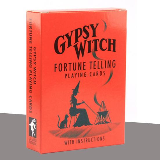 1 Набор Таро Досуг Мелкая печать Художественная бумага Гадальные карты Цыганская ведьма Ленорман для профессионального использования