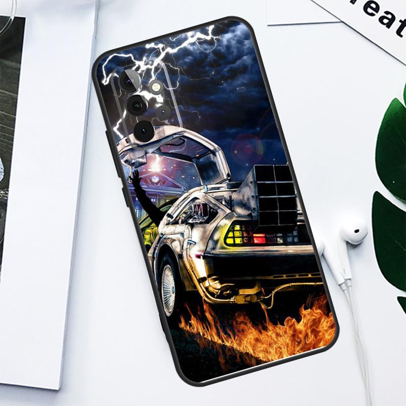 Back to the Future DeLorean For Samsung Galaxy A06 A05 A16 A54 A34 A14 A55 A35 A15 A53 A33 A13 A22 A32 A52 Phone Case