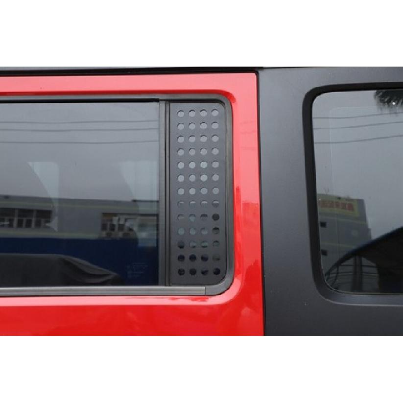 Car Window Glass Decor Strip Decals Cover Trim Kit For 2007-17 Jeep Wrangler JK