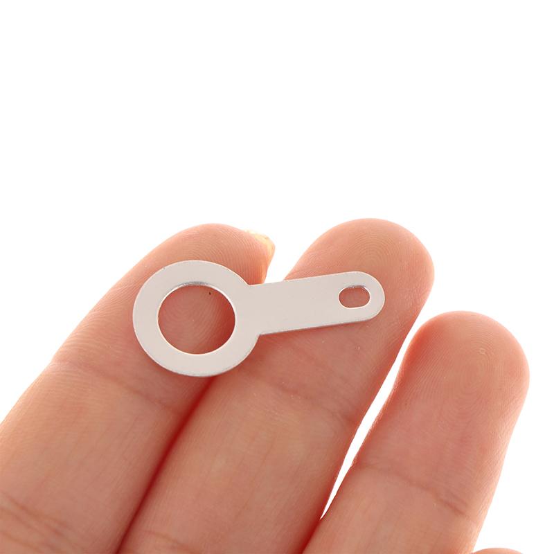 100 шт. посеребренная медная одинарная головка для пайки клемма круглая сварная шайба сварочный лист паяльный наконечник