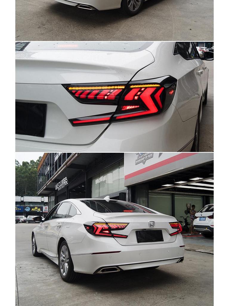 Accord 10th Gen LED Streamer Turn Signal & 10.5th Gen Cyber Style LED Taillight Assembly