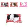 Premium Quality Plush Stuffed Toy Cute Sleeping Cat With Press Simulation Sound