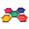 Dice Holder Storage Box Portable Folding Dice Tray Dice Rolling Tray Dice Coin Purse Holder for Home Bar Dice Games