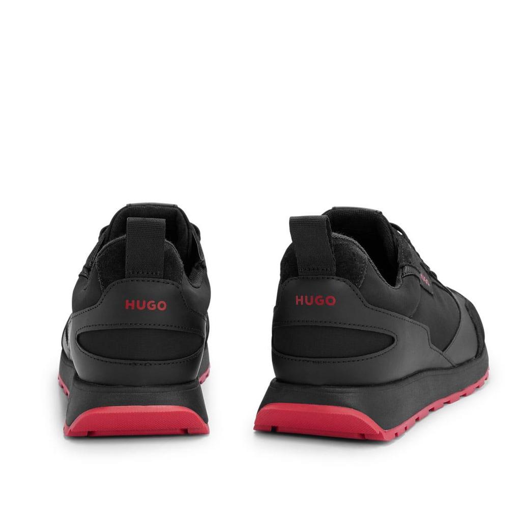 Hugo Mens Icelin Suede Panel Running Trainers