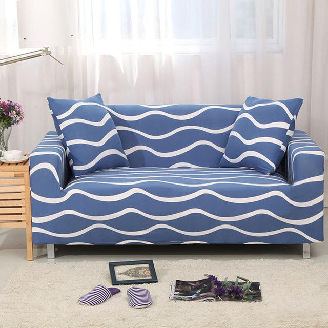 Универсальные эластичные чехлы для диванов с новым геометрическим принтом, эластичная ткань из полиэстера, чехол для дивана на двоих, 21 цвет, 1/2/3/4 места, полотенца