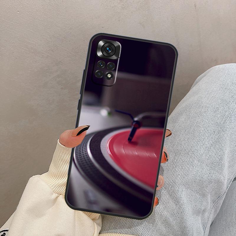 Виниловая DJ-пластинка Арт Для Xiaomi Redmi Note 14 9 10 11 12 13 Pro 12S 11S Чехол Обложка Для Redmi 15C 14C 12C 10C 13C