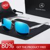 Автомобильная наклейка для Mercedes Benz A B C E S V Class GLB GLC GLE AMG Pilot SLK SLC ML Автомобильные Высокие Мужские Антибликовые Очки для Водителя Поляризующие
