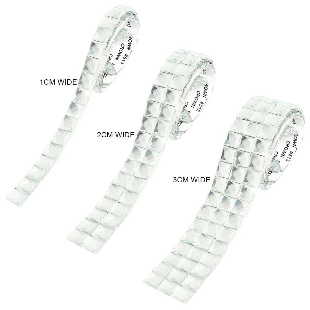 90см Зеркальная Мозаичная Плитка Самоклеящаяся Хрустальная Алмазная Стеклянная Наклейка на Стену DIY Ручная Работа Поделка Шар Вечеринка Домашнее Украшение