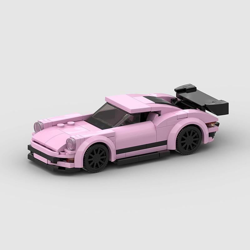 Технический Скоростной Автомобиль MOC Городской Гоночный Автомобиль Ралли Строительные Блоки Набор Кирпичей Ретро Украшение DIY Игрушки Для Детей Взрослых Подарки на День Рождения