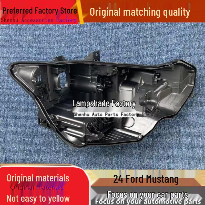 Black Plastic Rear Base Housing for Ford Mustang 2024 Headlight