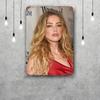 Amber heard Metal Signs wall decor Vintage Tin Signs Captain Metal Poster Decor for Bar Pub Club Wall Decoration