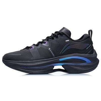 Li Ning WuShi 5S 1.0 Текстиль, ТПУ Устойчивый к истиранию Дышащий Низкие Беговые кроссовки Мужские Черный ARSR031-1