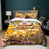 Garfi-eld Playful Duvet Cover Set Cozy Bedding Set Lightweight Quilt Cover Ultra Soft All-Season 3-Pieces for Kids Girls Boys