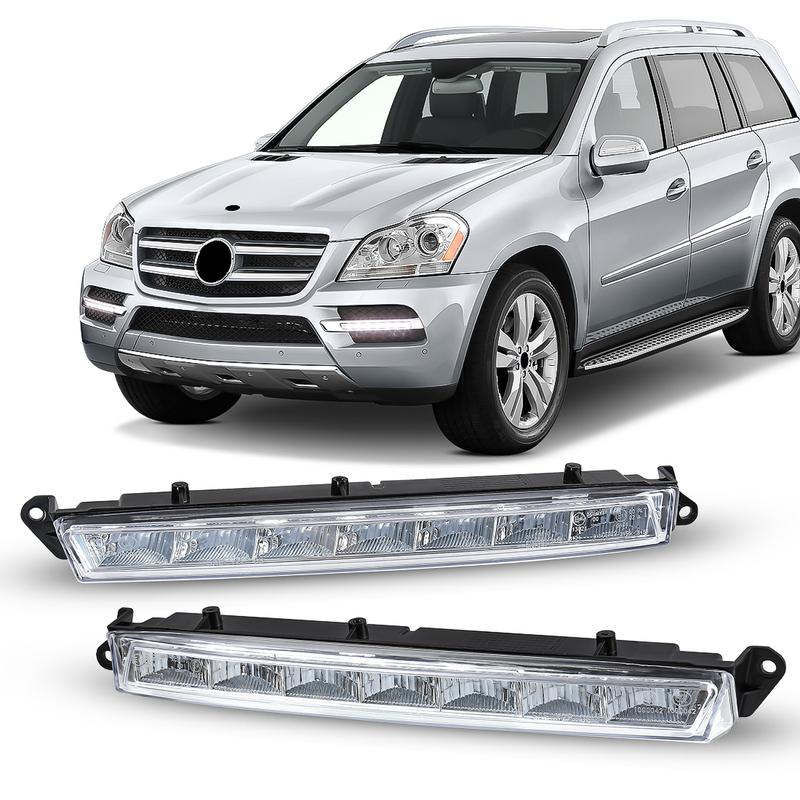 1649060451 1649060351 DRL для Mercedes Benz LX164 GL320 GL350 GL450 GL550 ML63 AMG X166 2007-2013 дневные ходовые огни противотуманные