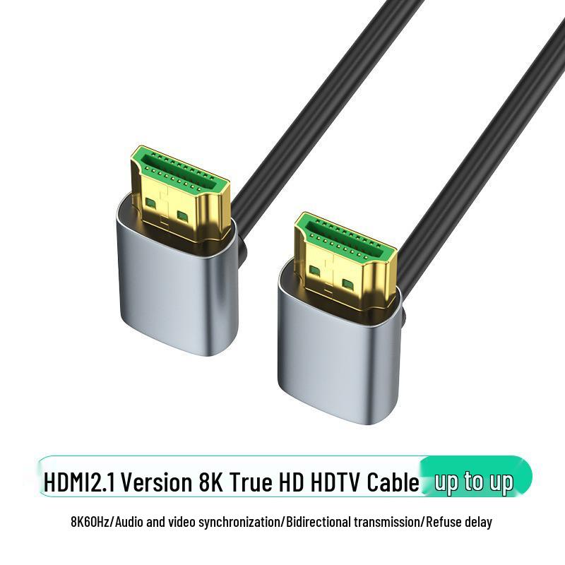 Инженерный сверхтонкий угловой HDMI 2.1 8K кабель для компьютеров