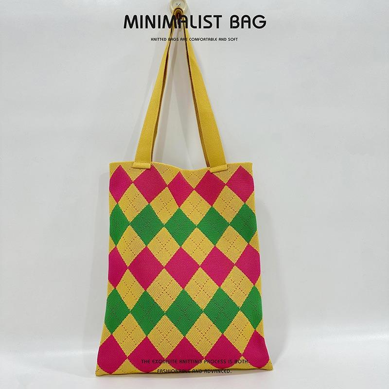 Дизайн Любовь Вязаная Сумка Через Плечо Сумка Большая Сумка Большой Емкости