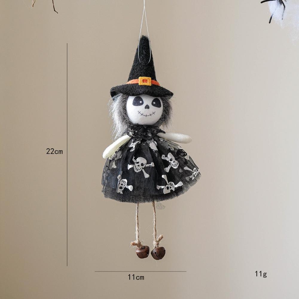 Ghost Witch Drop Ornament Multicolor Hang Decorative Dolls Halloween Hanging Decoration Gift