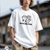 Give Me Five Футболки с мультяшным принтом для мужчин Уличная одежда в стиле хип-хоп с коротким рукавом и круглым вырезом Свободные повседневные топы 100% хлопок Мужские футболки