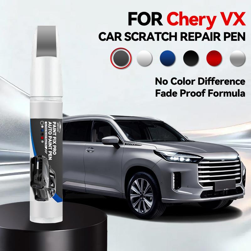 For Chery VX 1990-2026 Paint Repair Pen Touch Up Scratch Remover DIY Auto Accessories Black White Silver Gray Blue Red