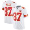 Kansas City Chiefs Football Jersey 87 Kelce 15 Mahomes Embroidered Sports Fan Game