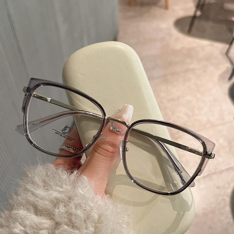 New Style Glass Frames For Women Cat Eye Blue Light Blocking Man Glasses Material Eyeglass Frames