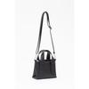 Black Shk60 Artificial Leather Single Compartment Double Handle Handbag And Crossbody Shoulder Bag L:14W:21W:8 Cm