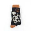 Cartoon Cotton Sock Men Fashion Retro Painting Clown Monkey Skull Cat Print Mid Mens Socks New Arrival Novelty Funny Crazy Sock