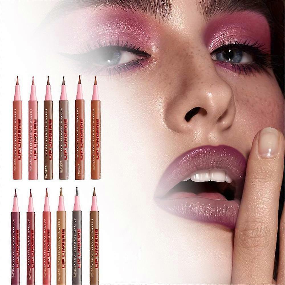 12-цветный тинт-лайнер для губ Lip Lingerie Sculpting Lip Liner Stain - Легкий, Не смазывается, Водостойкий, NYX Professional Makeup