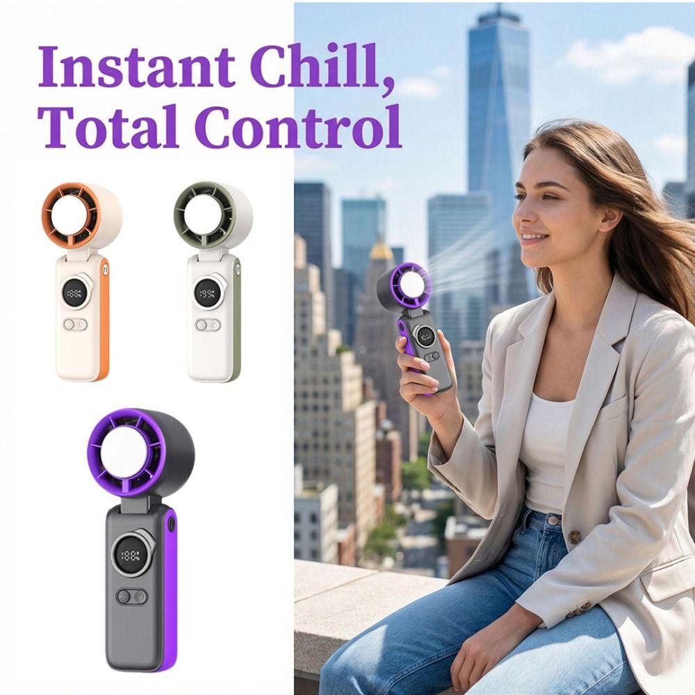 USB Powered Handheld Fan Multi-Speed Cold Compress Fan Refrigeration Fan Daily Cooling