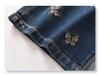 2024 New Women's High Waist Embroidered Denim Bodycon Midi Skirt with Front Slit for Spring & Autumn