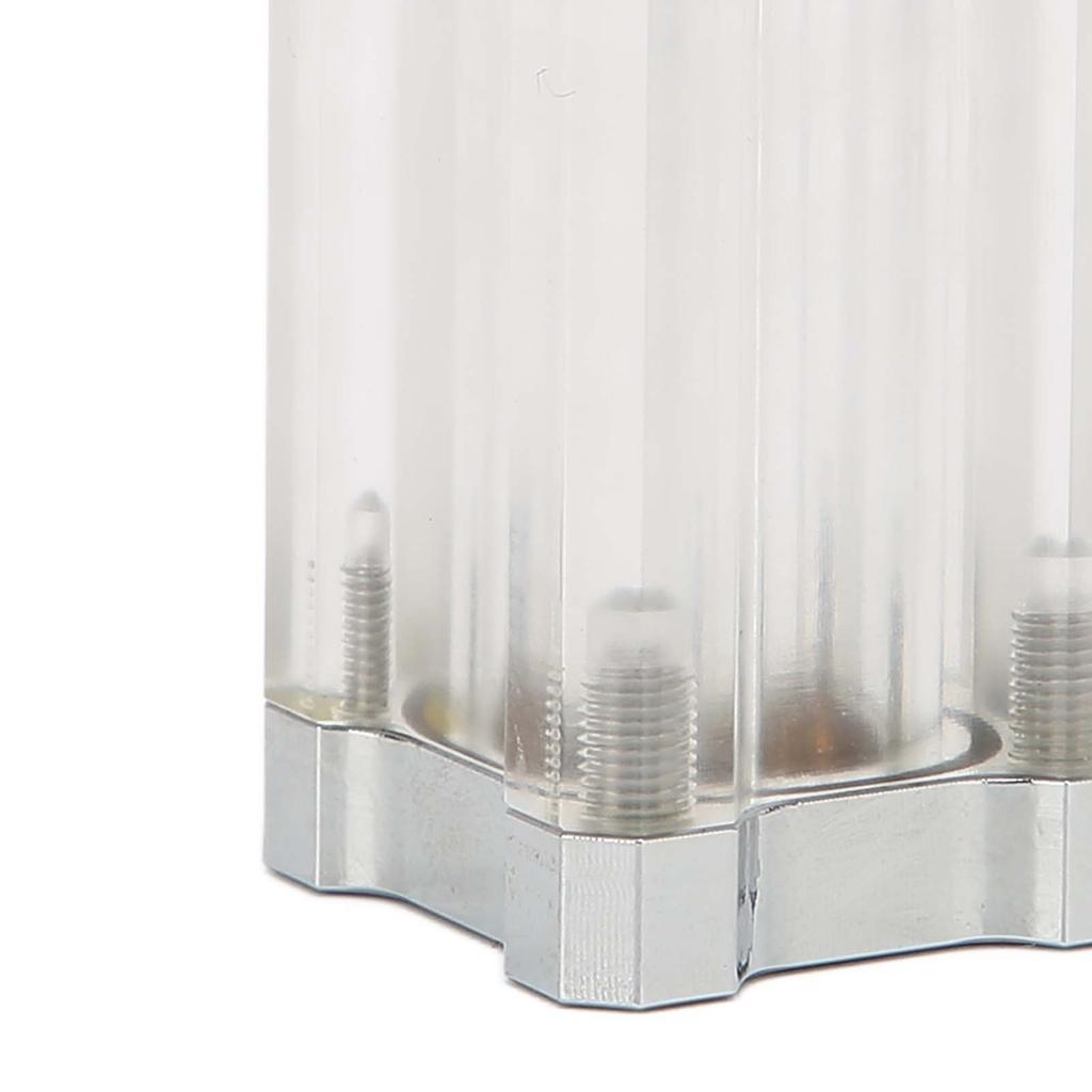 Water Cooling System Filter 40 Mesh Single Sided Filter Computer Water Cooling System Brass Acrylic G1Celsius4 Thread Liquid Filter