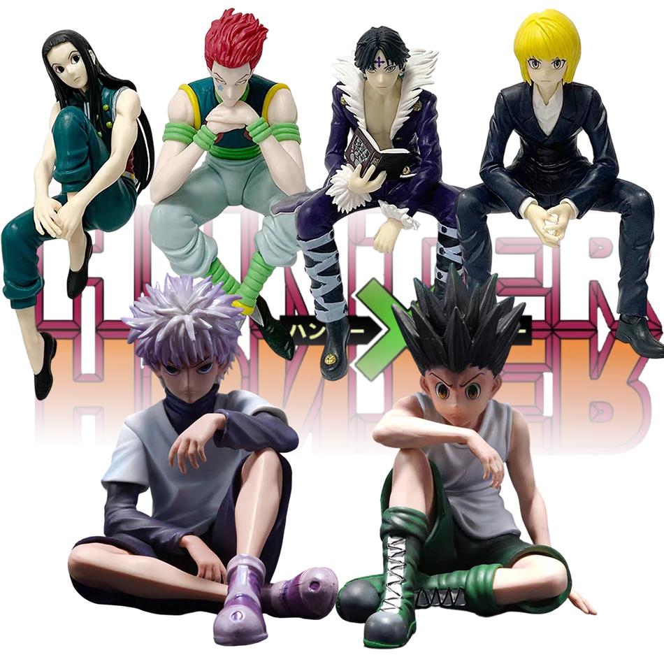 Аниме Hunter x Hunter Фигурки Сидячая Поза Сяо Цзе ПВХ Модель Настольная Коллекция Украшения Детский Подарок